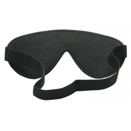 Чёрная маска на резинке