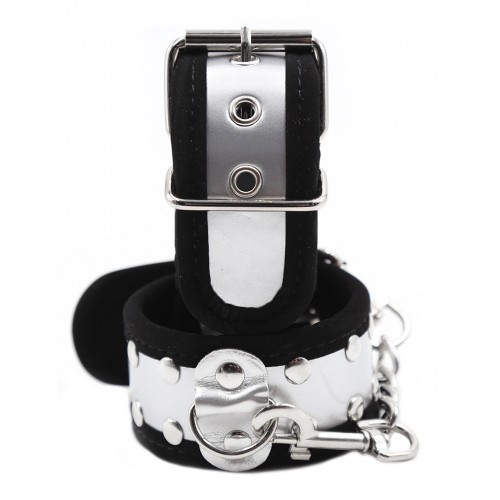 Наручники черно-белые