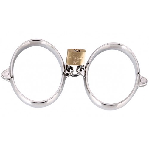 Оковы металлические на руки женские с жесткой сцепкой