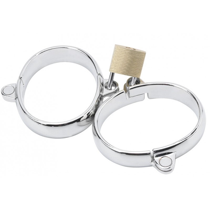 Оковы металлические на руки женские с жесткой сцепкой