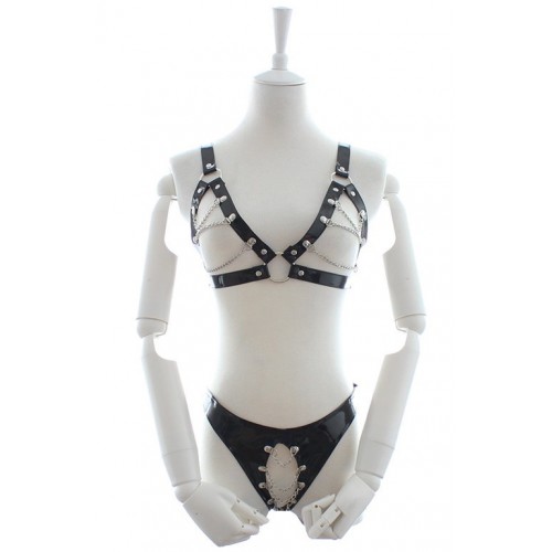 Чёрный БДСМ комплект 