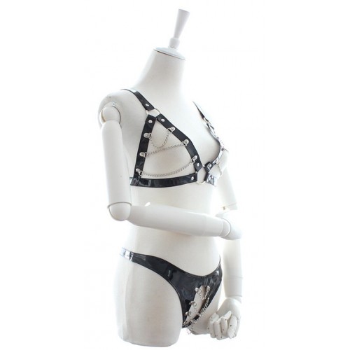 Чёрный БДСМ комплект 