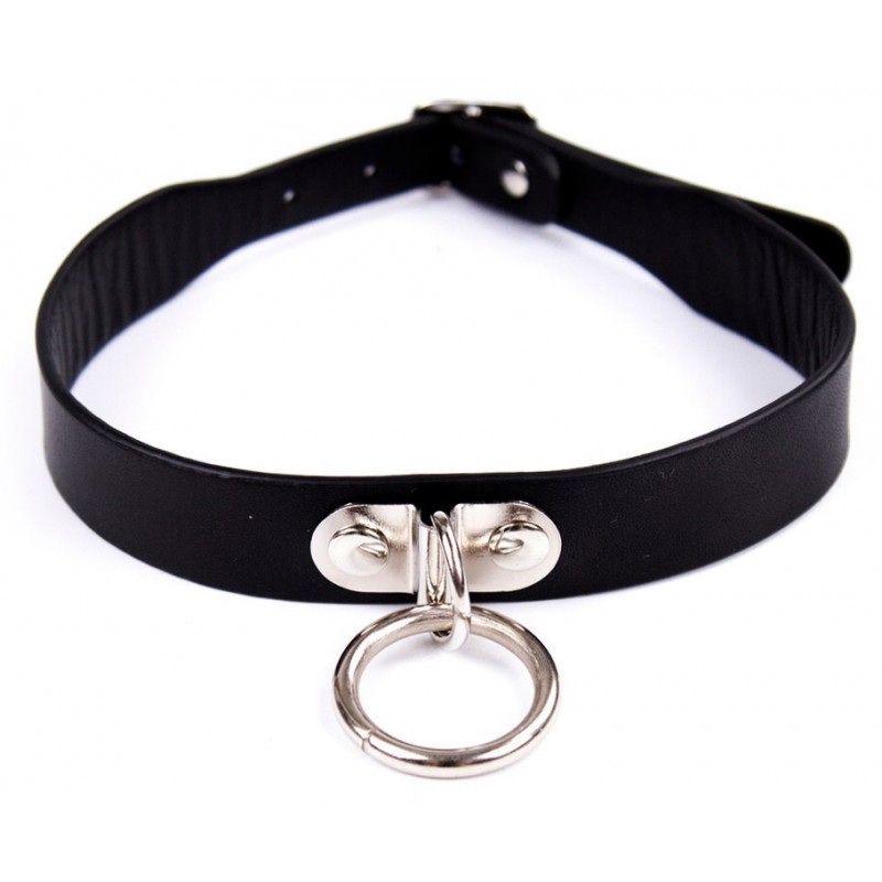 Классический ошейник с кольцом