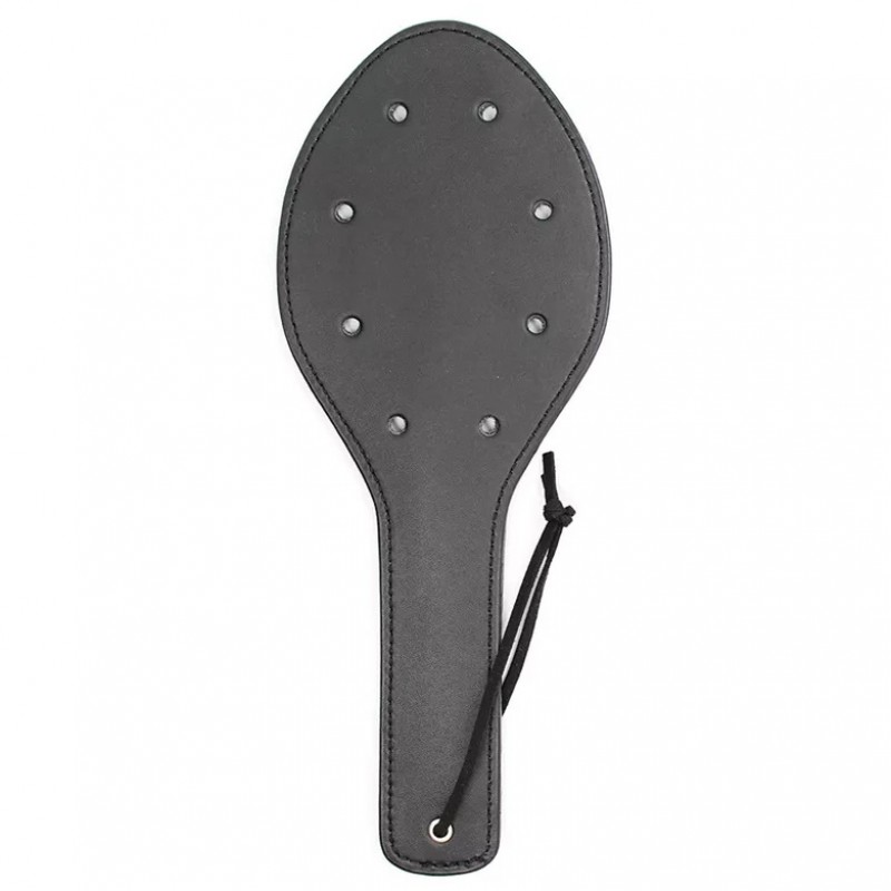 Пэдл черный овальный с заклепками