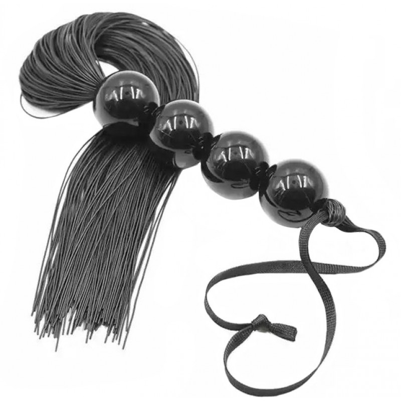 Черная силиконовая плеть 31 см