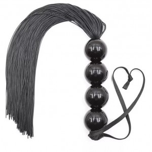 Черная силиконовая плеть 31 см (иной угол)