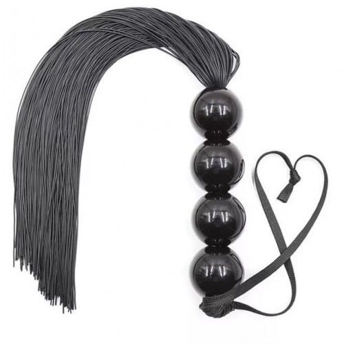 Черная силиконовая плеть 31 см