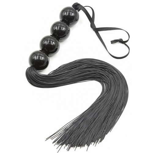 Черная силиконовая плеть 31 см