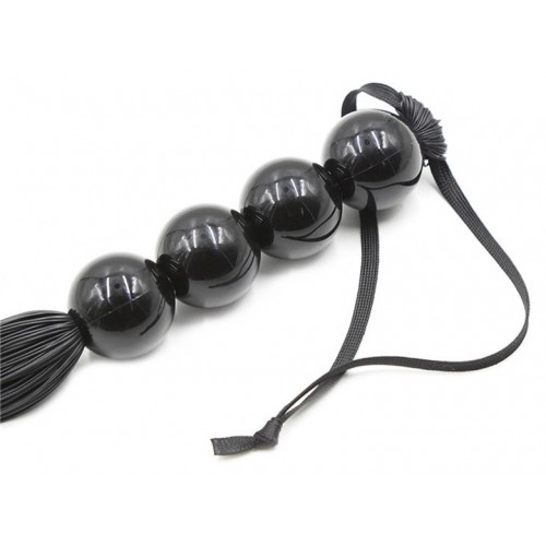 Черная силиконовая плеть 31 см