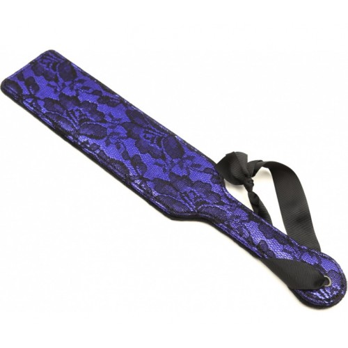 Пэдл фиолетового цвета декорированный кружевом