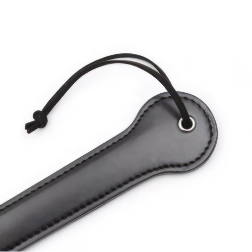 Черный пэдл с красной надписью