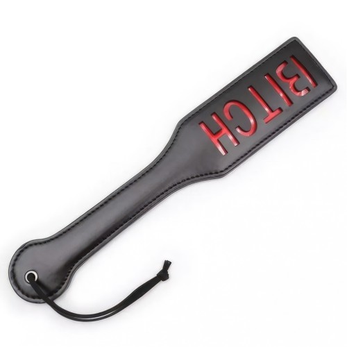 Черный пэдл с красной надписью