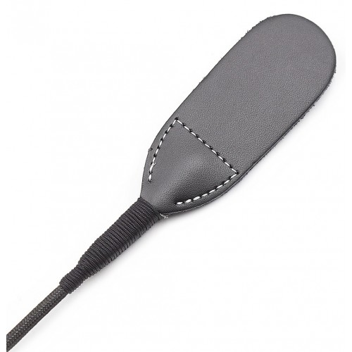 Кожаный черный стек 63 см