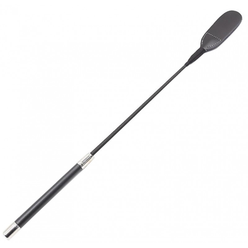 Кожаный черный стек 63 см