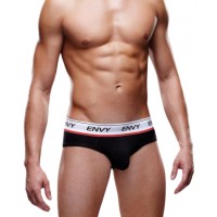 Мужские трусы-брифы на широкой резинке Envy черные S/M