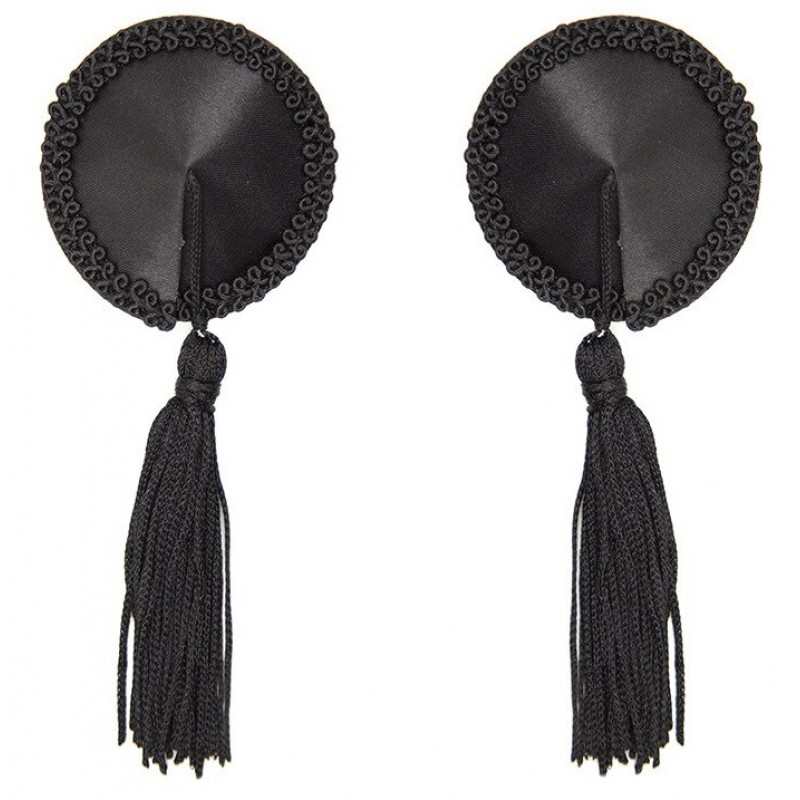 Атласные черные пэстисы