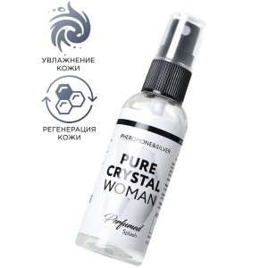Женский парфюмированный спрей Natural Instinct Pure Crystal с феромонами и ионами серебра 50 мл (иной угол)