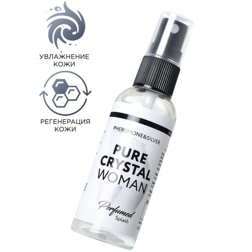 Женский парфюмированный спрей Natural Instinct Pure Crystal с феромонами и ионами серебра 50 мл