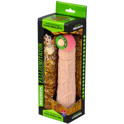 Реалистичный фаллос телесного цвета без мошонки Human Form 22 см