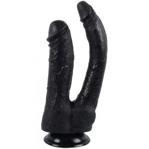 Двойной фаллоимитатор с присоской X-Men Double Penetrator Dildo (иной угол)