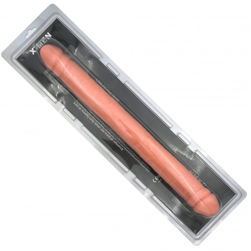 Двухголовый черный фаллоимитатор Long Double-Dong 44 см