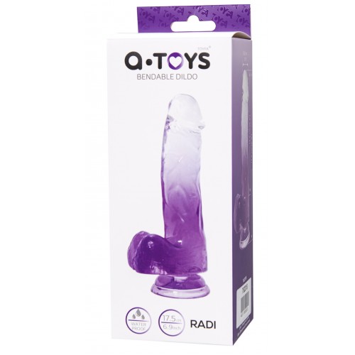 Фаллоимитатор A-Toys by TOYFA Radi, TPE, 17,5 см