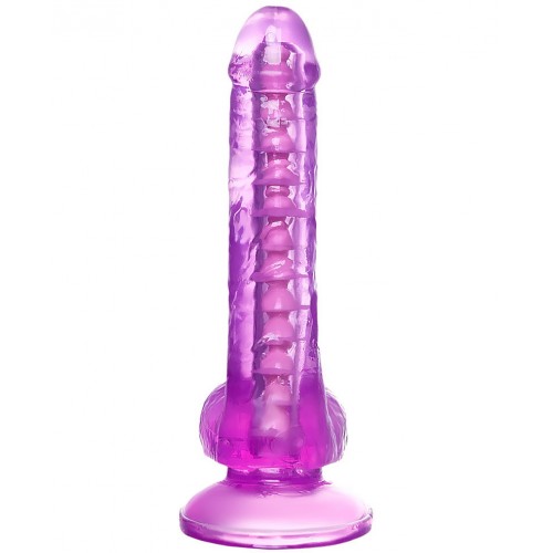 Реалистичный фаллоимитатор A-Toys by TOYFA Celiam, TPE, фиолетовый, 20,5 см