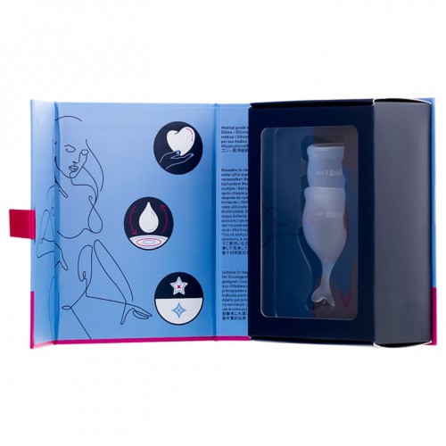 Набор менструальных чаш Satisfyer Feel Secure, прозрачный
