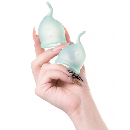 Набор менструальных чаш Satisfyer Feel Secure, зеленый