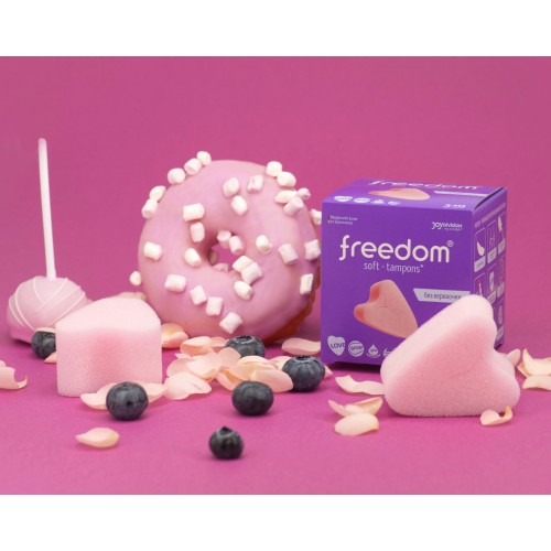 Тампоны гигиенические для секса и спорта Freedom normal 3* JoyDivision 10 шт.
