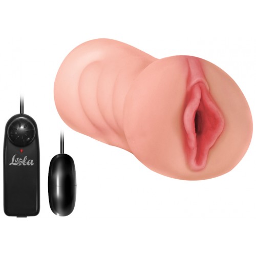 Двойной мастурбатор с вибрацией ротик с зубками и вагина Satisfaction Lucky Charm