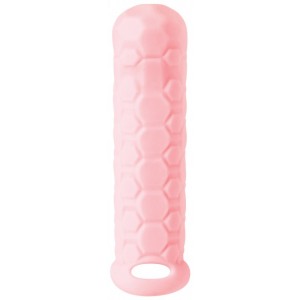 Фаллоудлинитель с кольцом Homme Long Pink + 3 см 