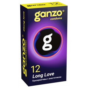 Презервативы Ganzo №12 Long Love с анестетиком