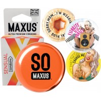 Презервативы в металлическом кейсе Maxus №3 Sensual cверхчувствительные