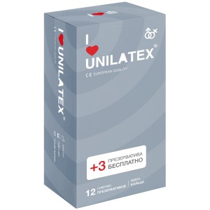 Ребристые презервативы Unilatex Ribbed 15 шт
