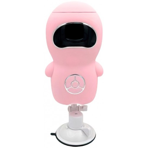 Компактная секс-машина King на присоске розовая
