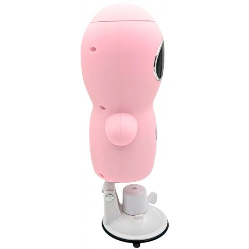 Компактная секс-машина King на присоске розовая