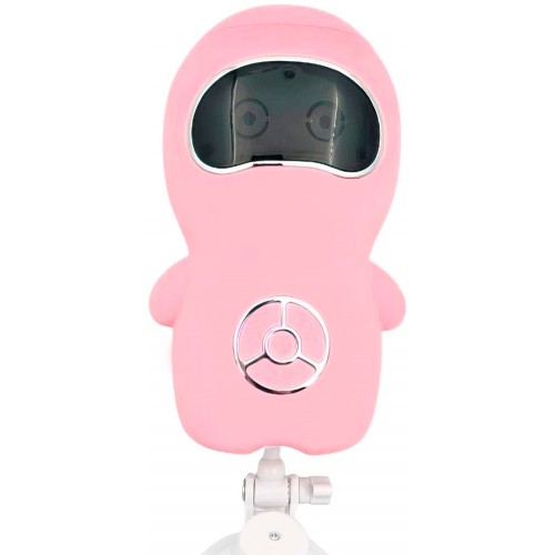 Компактная секс-машина King на присоске розовая