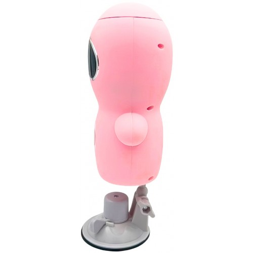 Компактная секс-машина King на присоске розовая