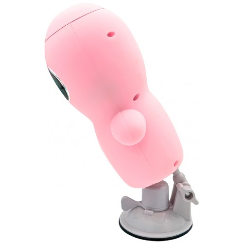 Компактная секс-машина King на присоске розовая
