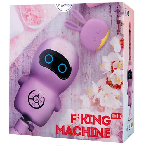 Компактная секс-машина King на присоске розовая