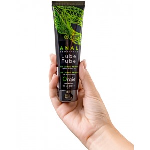 Анальный гель ORGIE LUBE TUBE ANAL SENSITIVE, гибридная основа, с гиауроновой кислотой, 100 мл (иной угол)