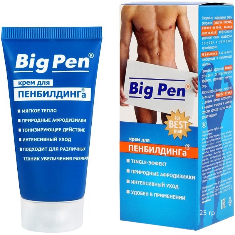 Крем для пенбилдинга Биоритм Big Pen 25 гр