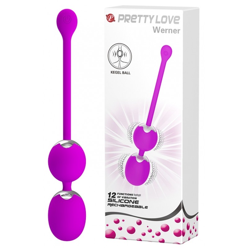 Вагинальные шарики Pretty Love Werner с вибрацией