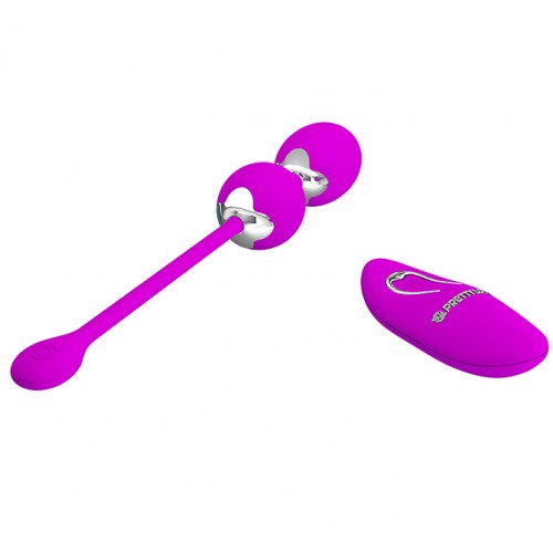 Вагинальные шарики с вибрацией Pretty Love Willie на дистанционном управлении 