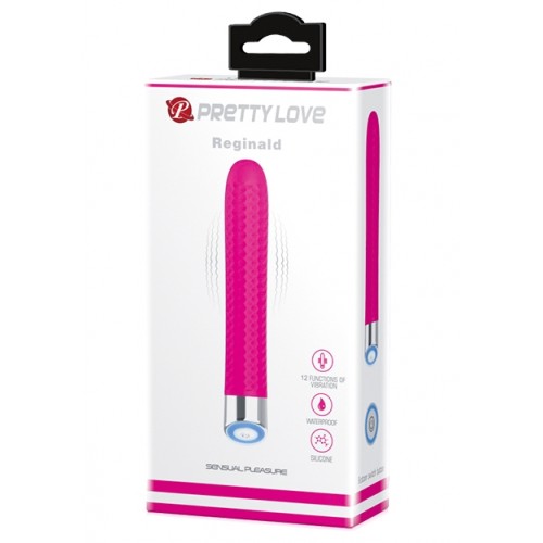 Вибростимулятор Reginald с рельефной поверхностью