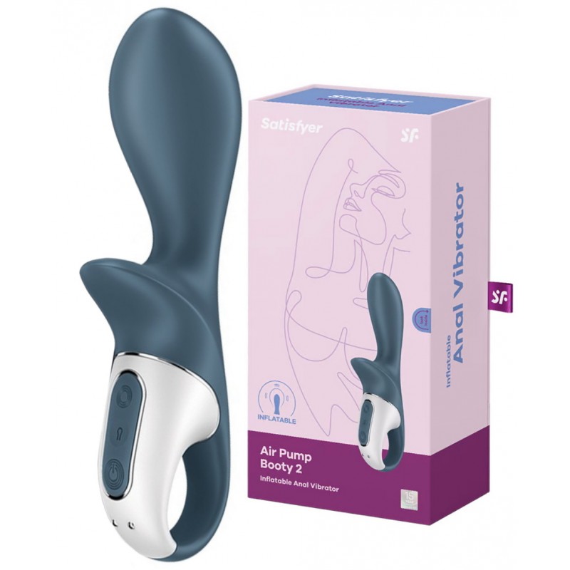 Расширяющийся анальный вибратор Satisfyer Air Pump Booty 2