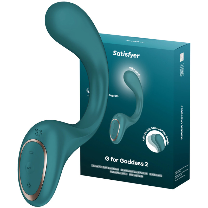 Вибратор для стимуляции зоны G Satisfyer G for Goddess 2 зеленый
