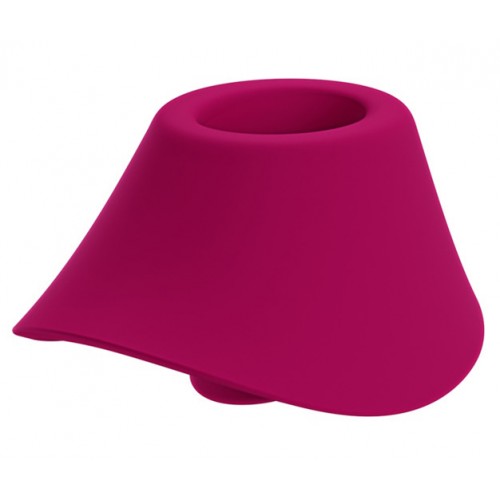 МЯГКАЯ ВАКУУМНАЯ УПАКОВКА Бесконтактный вакуумно-волновой стимулятор клитора с вибрацией и вагинальным отростком Womanizer Blend малиновый