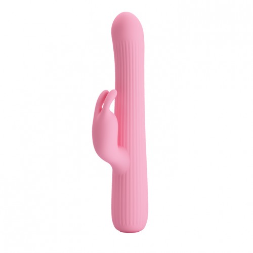 Вибратор с ротацией Julian розовый